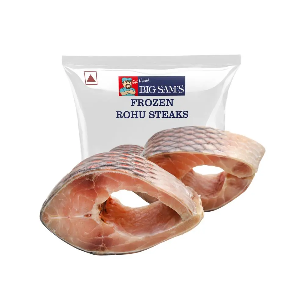 Frozen Rohu Fish Steaks