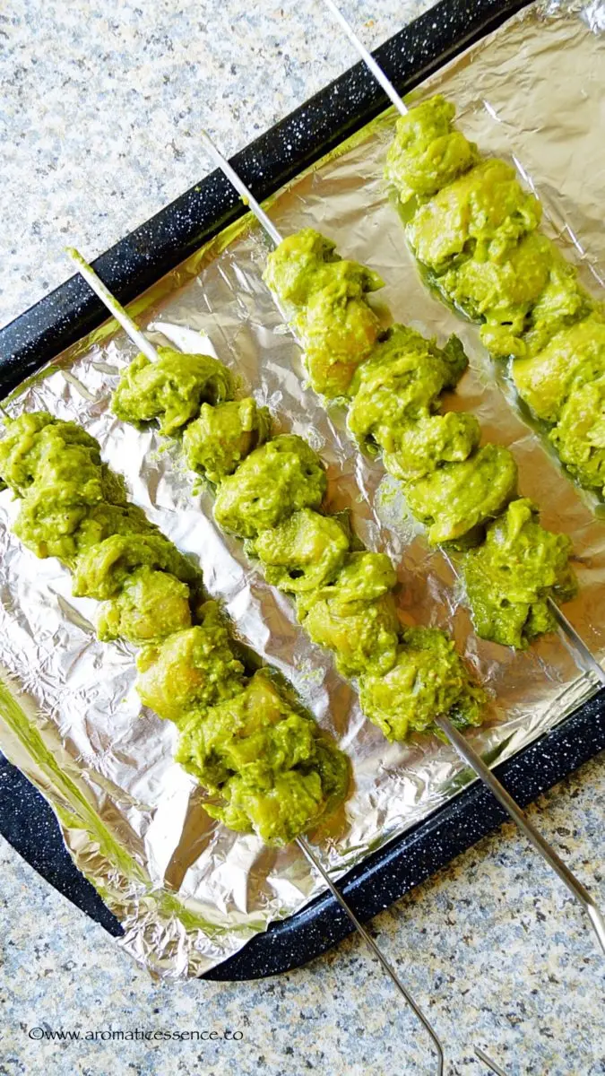 Chicken Hariyali Tikka